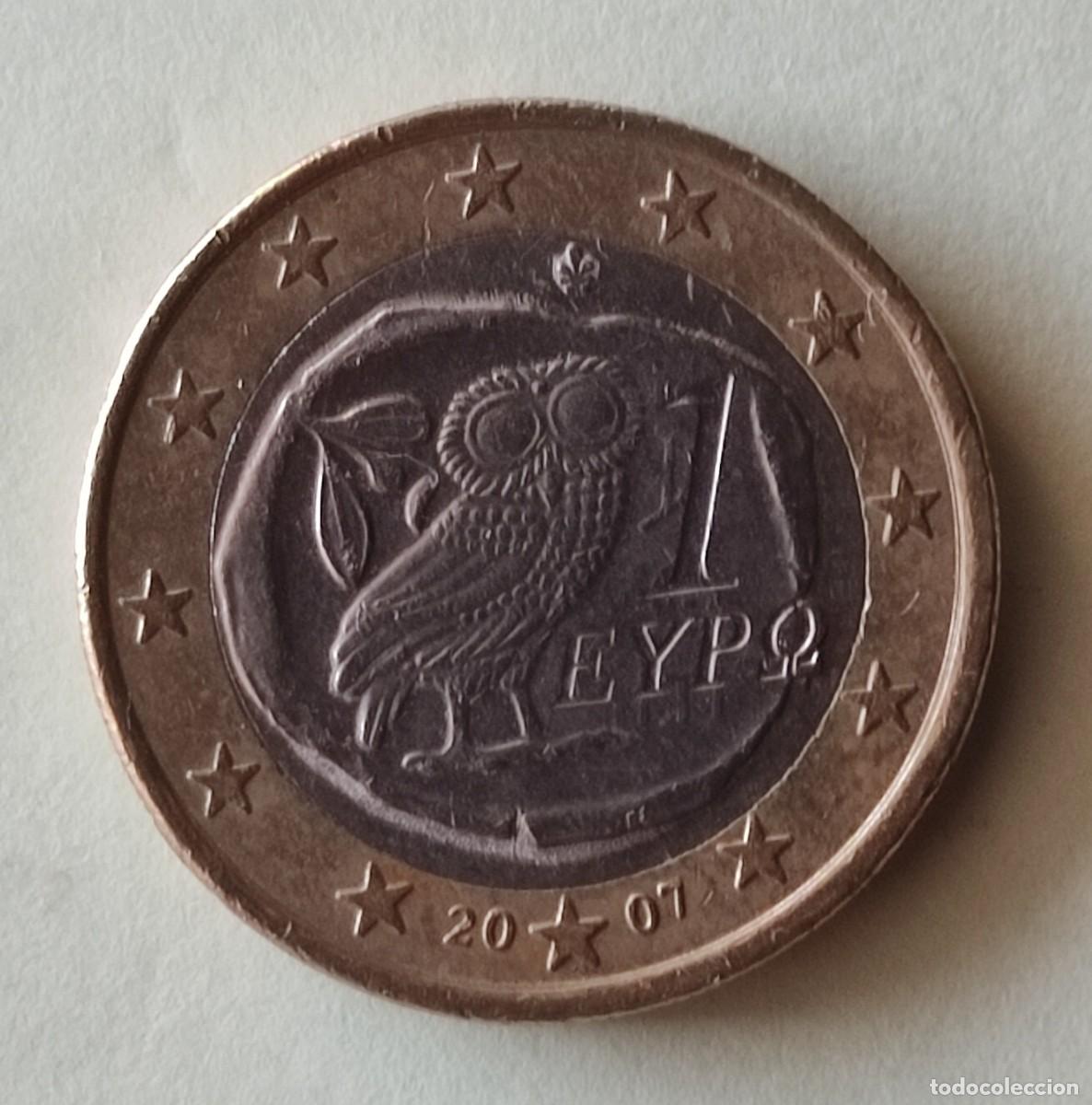 Monedas antiguas de Europa: Grecia-1 euro-2007