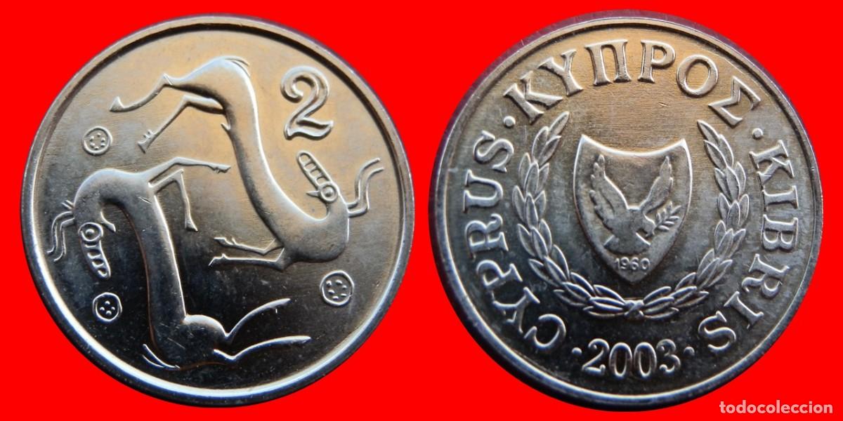 Monedas antiguas de Europa: 2 CENTIMOS 2003 SIN CIRCULAR CHIPRE-4622SC - Foto 1