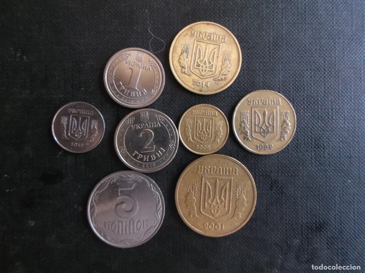 Monedas antiguas de Europa: conjunto de 8 monedas de Ucrania - Foto 2