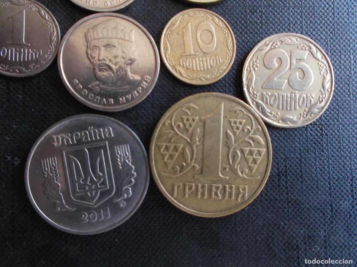 Monedas antiguas de Europa: conjunto de 8 monedas de Ucrania - Foto 4