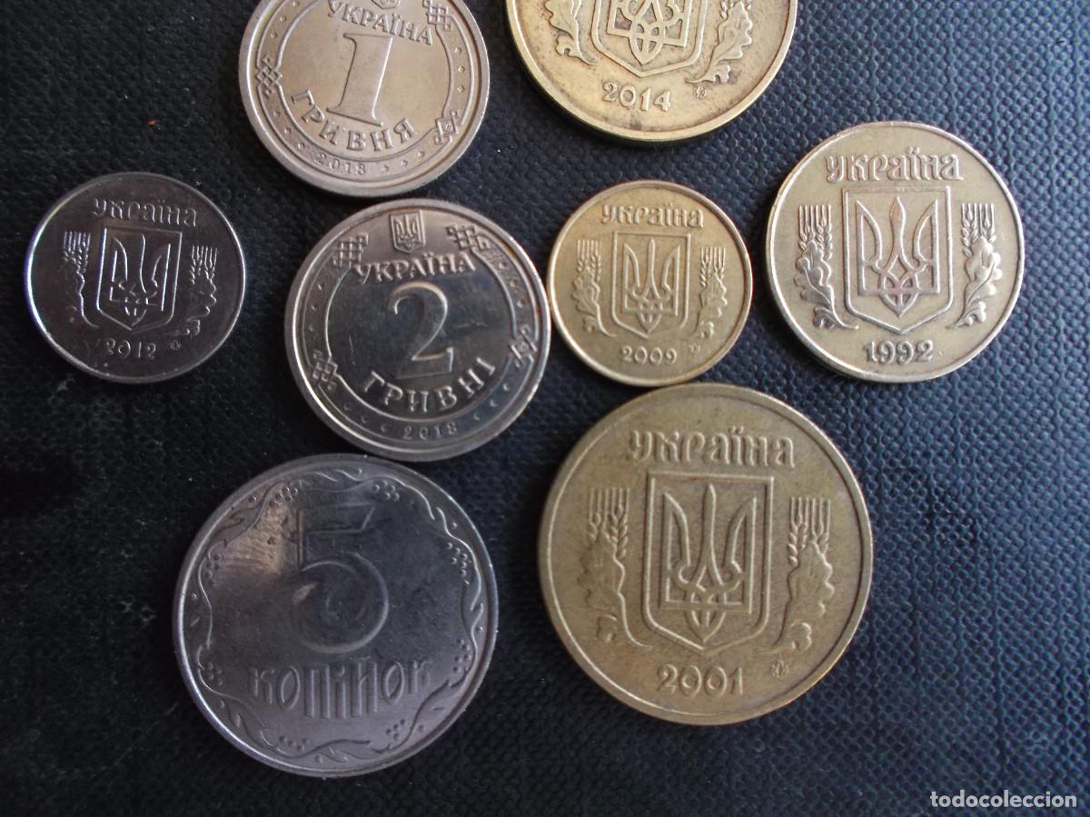 Monedas antiguas de Europa: conjunto de 8 monedas de Ucrania - Foto 8