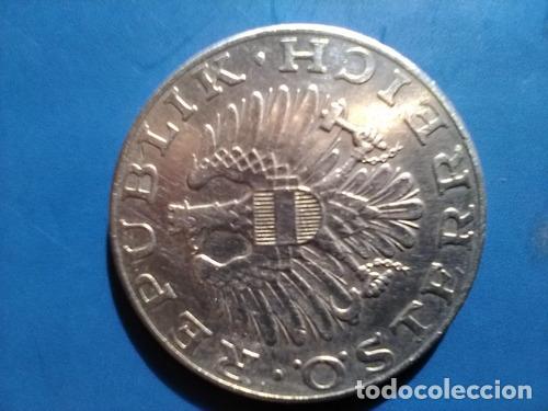 Monedas antiguas de Europa: moneda austria 10 schiling ano 1977 - Foto 1