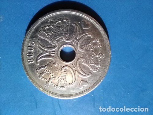 Monedas antiguas de Europa: moneda dinamarca 5 kroner ano 2008 - Foto 1