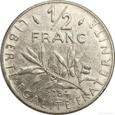 Monedas antiguas de Europa: Ω FRANCIA. 1½ FRANC DE 1984. KM# 931. (614).
