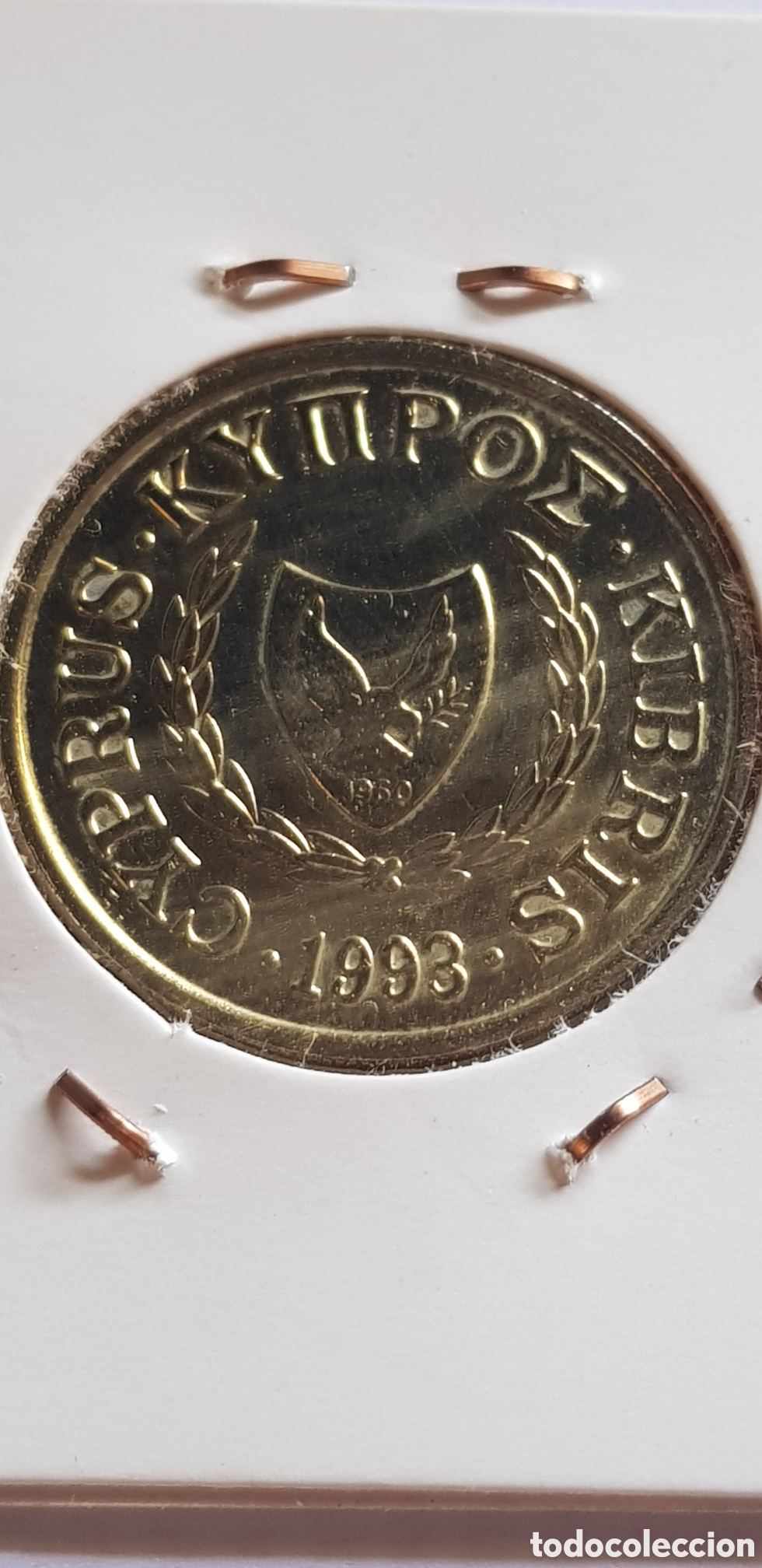 Monedas antiguas de Europa: 10 Centavos Chipre 1993 c&eacute;ntimos - Foto 2