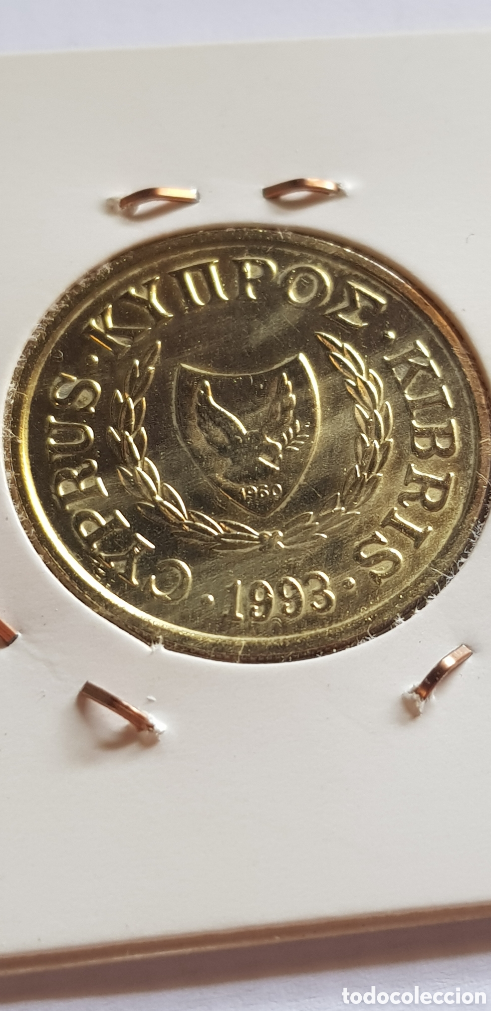 Monedas antiguas de Europa: 10 Centavos Chipre 1993 c&eacute;ntimos - Foto 3