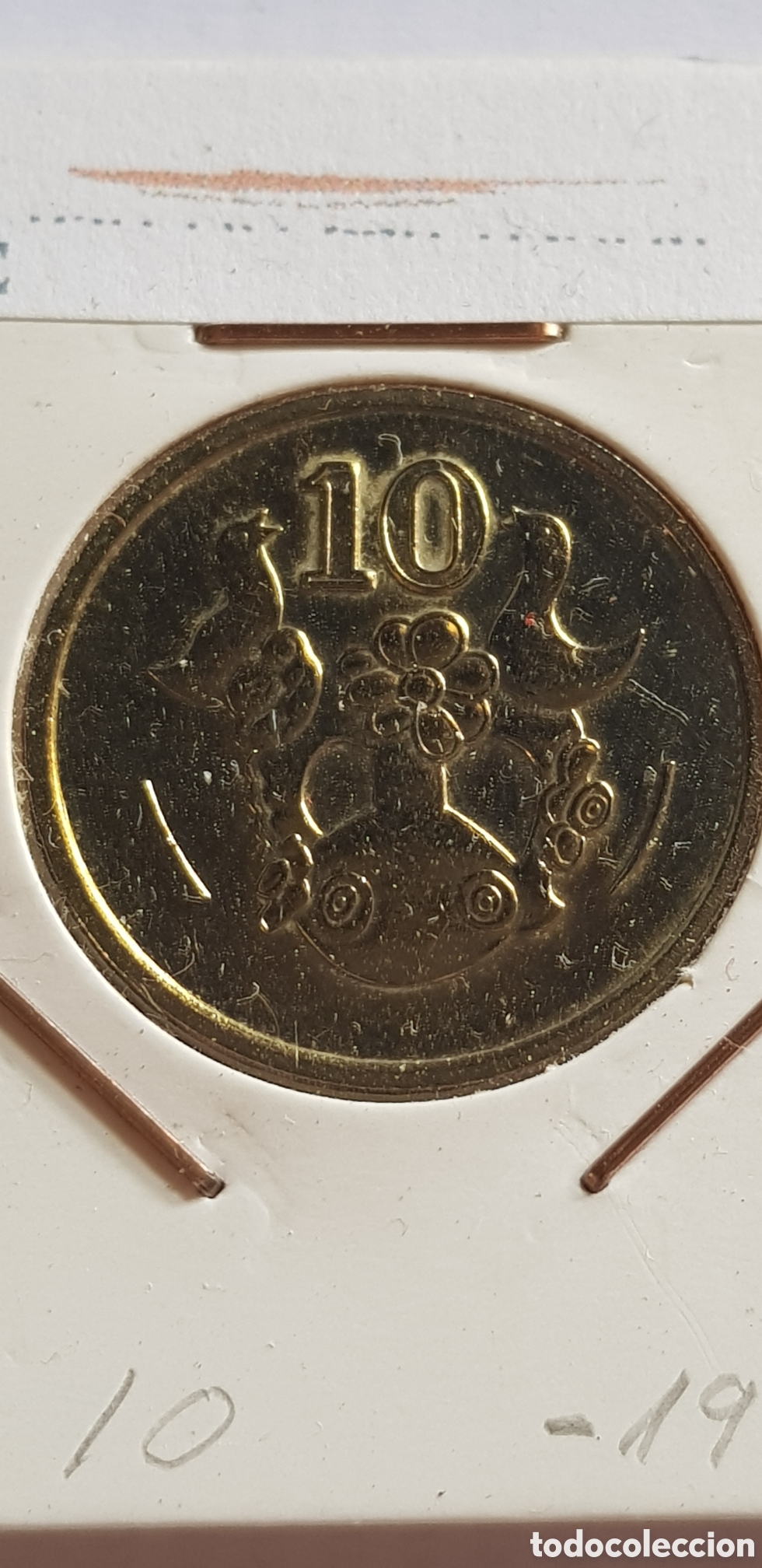 Monedas antiguas de Europa: 10 Centavos Chipre 1993 c&eacute;ntimos - Foto 1