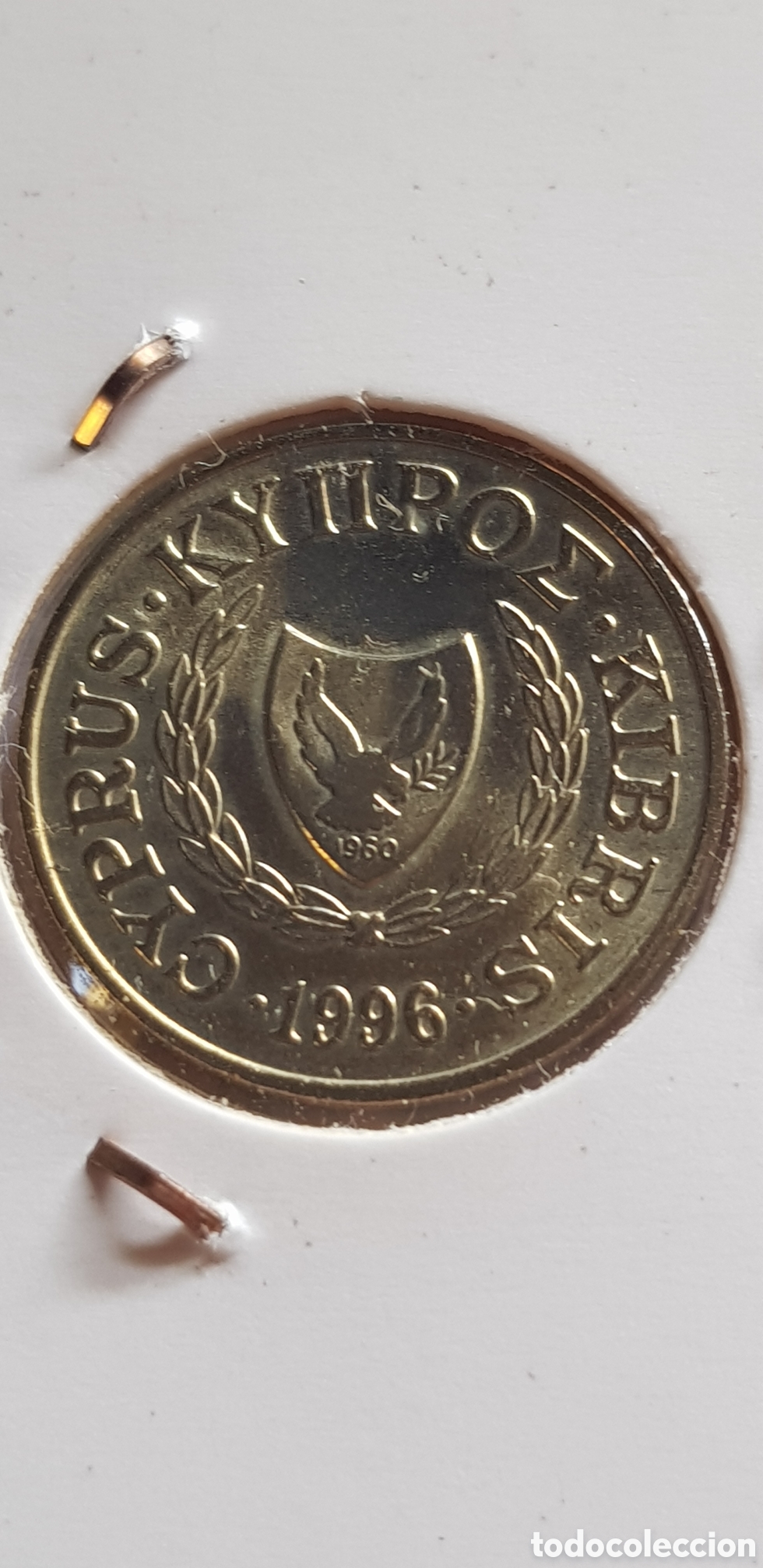 Monedas antiguas de Europa: 2 Centavos Chipre 1996 c&eacute;ntimos - Foto 3