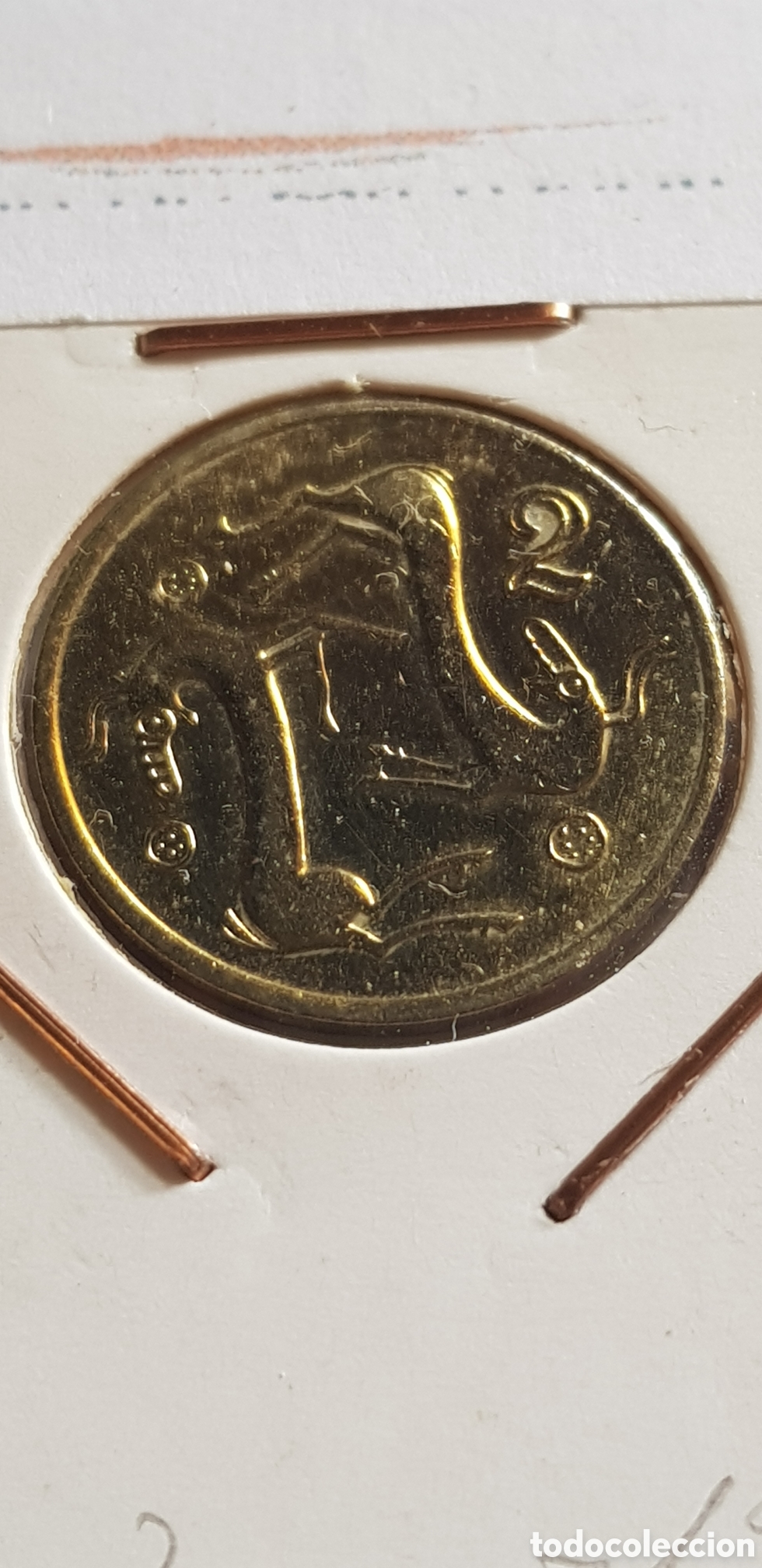 Monedas antiguas de Europa: 2 Centavos Chipre 1993 c&eacute;ntimos - Foto 2