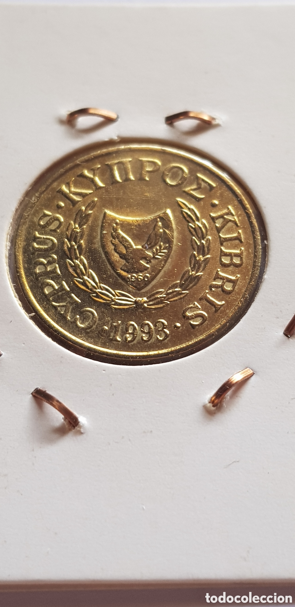 Monedas antiguas de Europa: 2 Centavos Chipre 1993 c&eacute;ntimos - Foto 4