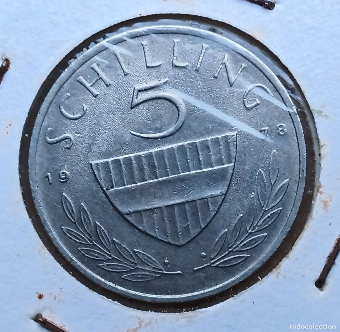 Monedas antiguas de Europa: AUSTRIA - 5 SCHILLING 1978 MBC - Foto 2