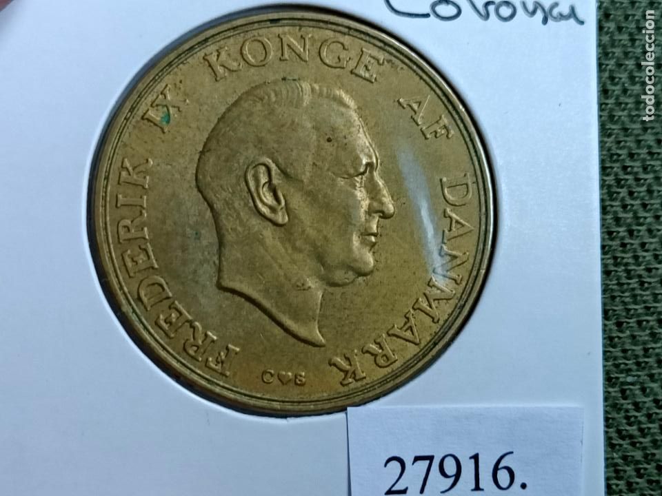 Monedas antiguas de Europa: Dinamarca 2 coronas 1958 - Foto 1