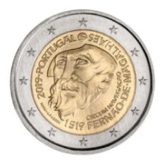 Monedas antiguas de Europa: PORTUGAL 2 EUROS 2019 MAGALLANES 500 ANIVERSARIO VUELTA AL MUNDO-ENCAPSULADA-