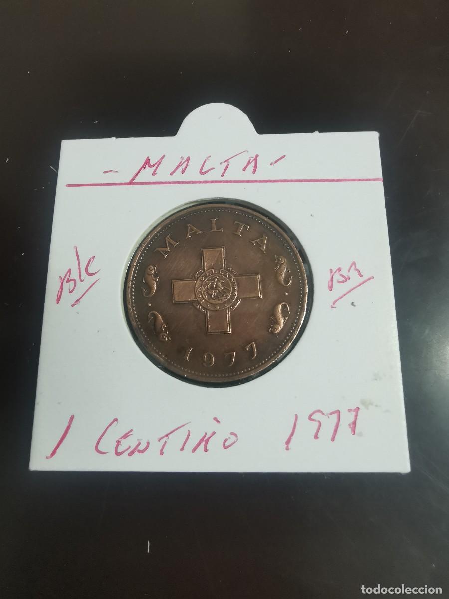 Monedas antiguas de Europa: MALTA 1 CENTIMO 1977 BC KM=8 (BRONCE) - Foto 1