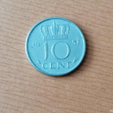Monedas antiguas de Europa: MONEDA 10 CENT .HOLANDA, 1951, MBC+