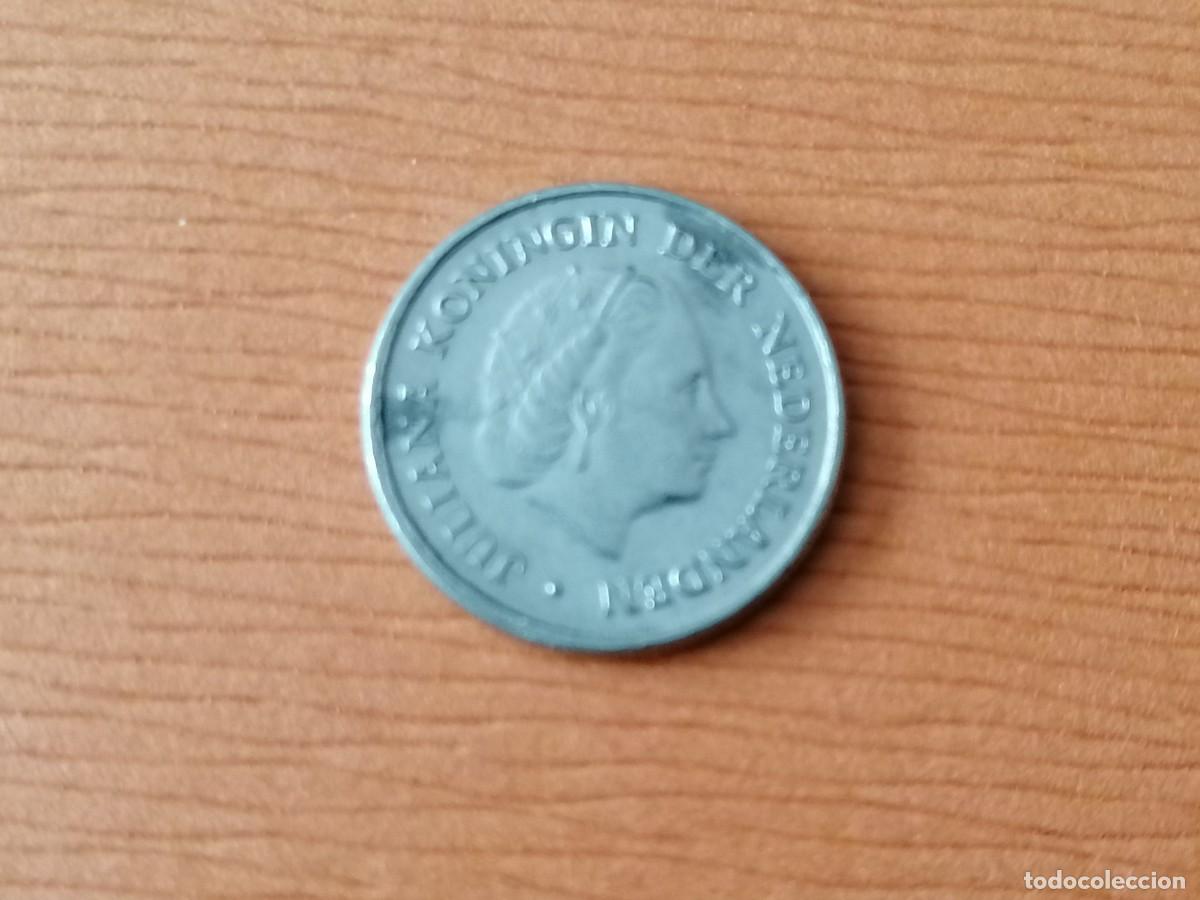 Monedas antiguas de Europa: Moneda 10 cent .Holanda, 1977, MBC+ - Foto 2