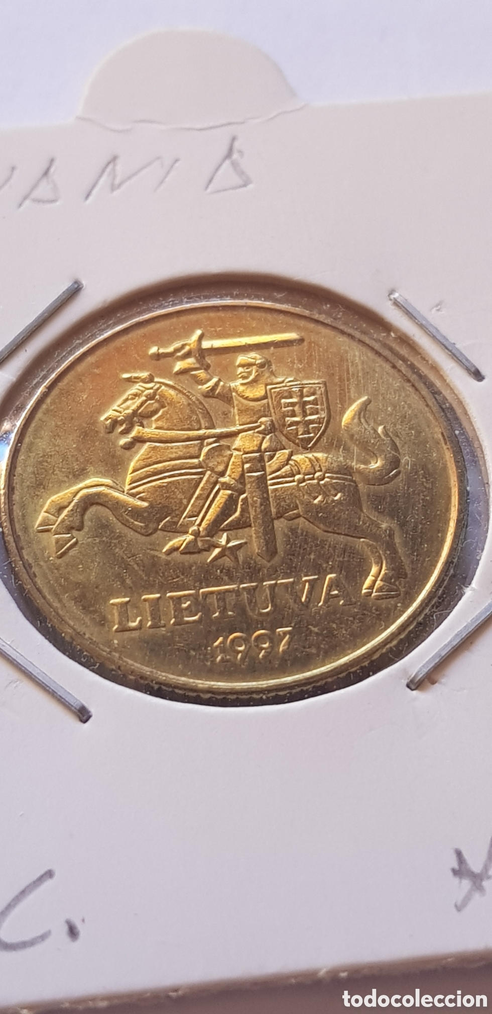 Monedas antiguas de Europa: 50 Centu 1997 Lituania C&eacute;ntimos - Foto 2