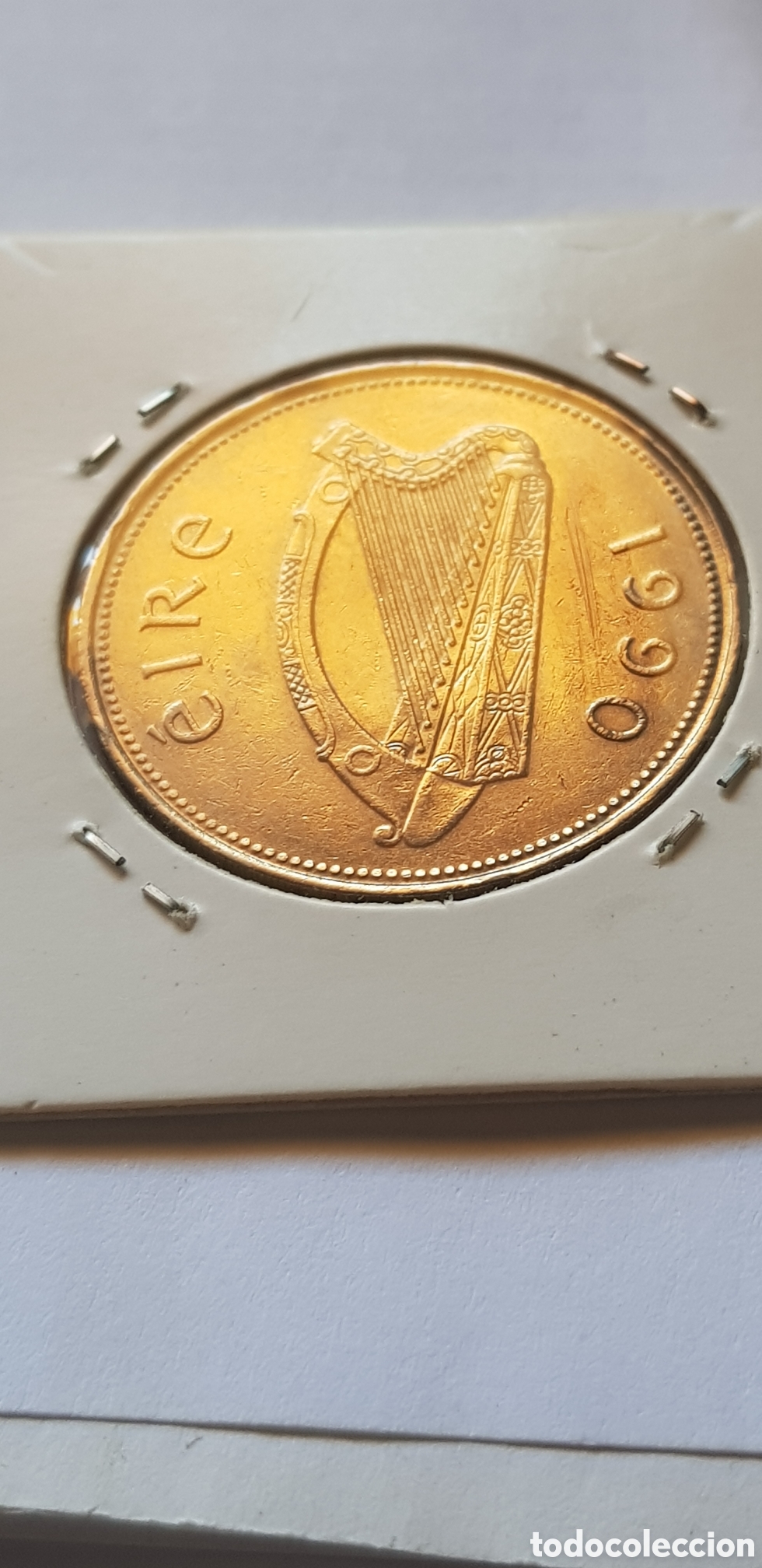 Monedas antiguas de Europa: 1 Libra 1990 Irlanda Pound - Foto 4