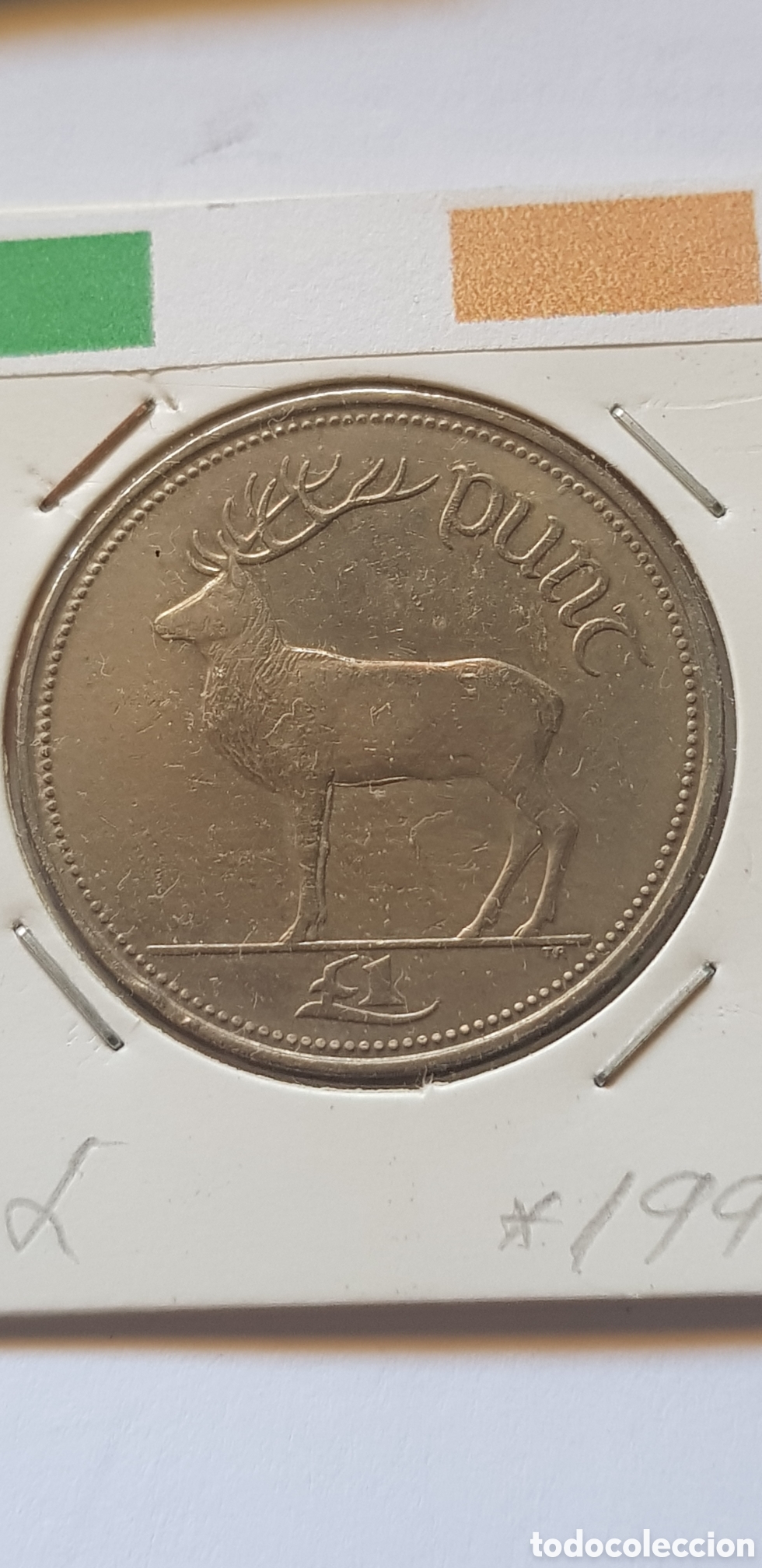 Monedas antiguas de Europa: 1 Libra 1990 Irlanda Pound - Foto 1