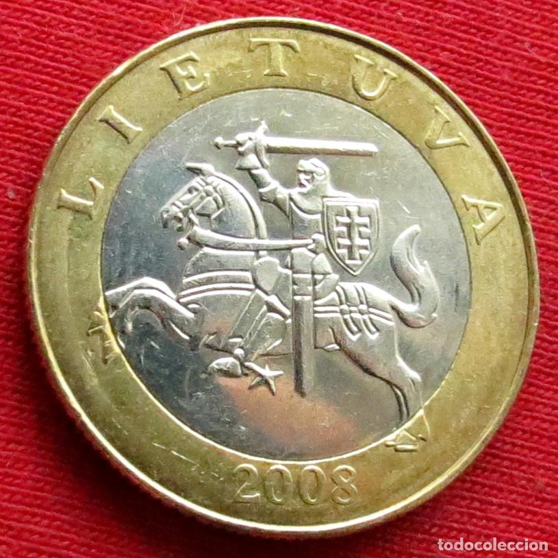 Monedas antiguas de Europa: Lituania 2 litai 2008 - Foto 2
