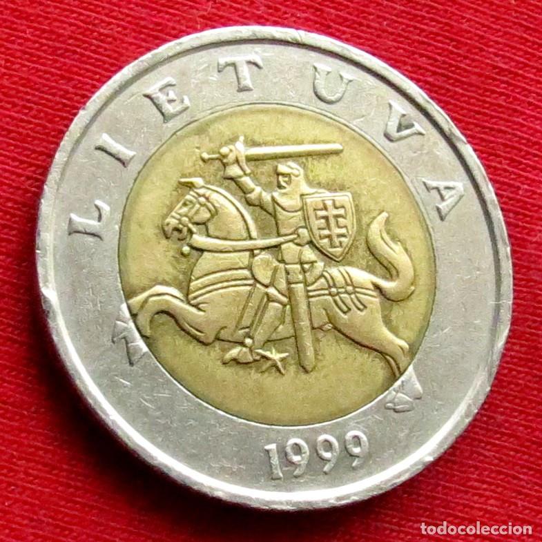 Monedas antiguas de Europa: Lituania 5 litai 1999 - Foto 2