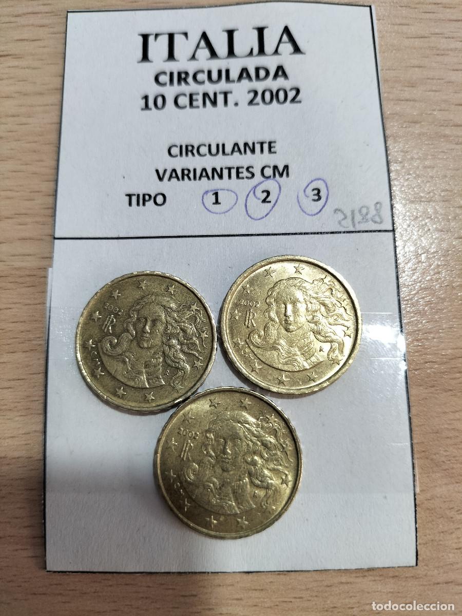 Monete antiche di Europa: 10-00288 ITALIA PACK 3 VARIANTES CM -10 CENT &euro; - 2002