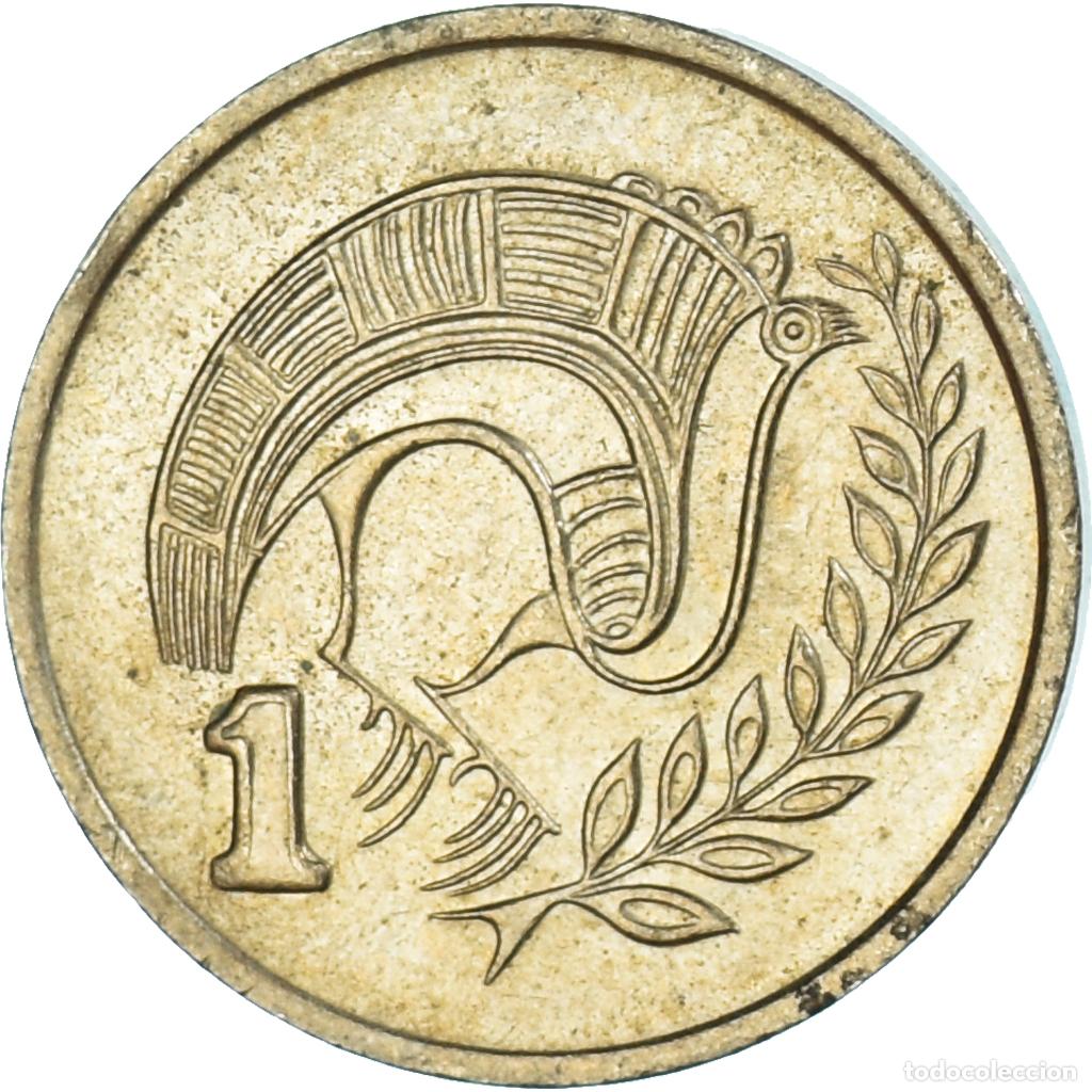 Monedas antiguas de Europa: [#1327333] Moneda, Chipre, Cent, 1990 - Foto 2