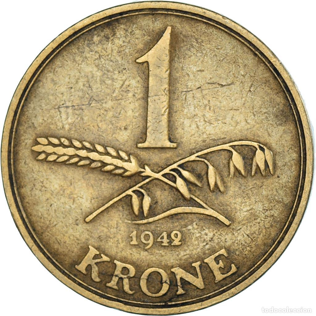 Monedas antiguas de Europa: [#1329126] Moneda, Dinamarca, Krone, 1942 - Foto 2