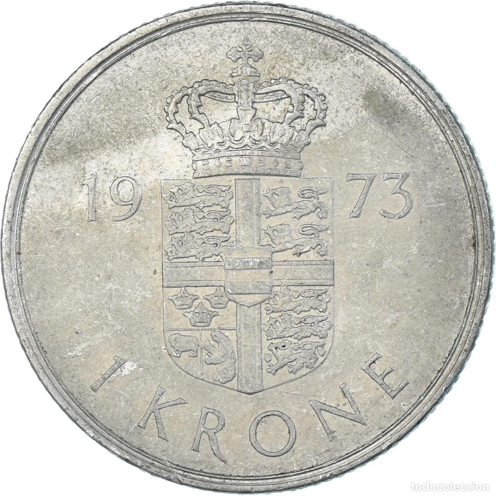 Monedas antiguas de Europa: [#1329669] Moneda, Dinamarca, Krone, 1973 - Foto 2