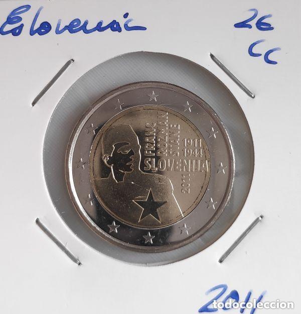 Monedas antiguas de Europa: Moneda de 2&euro; cc, Eslovenia 2011, Franz Rozman, SC