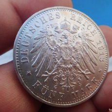 Monedas antiguas de Europa: ALEMANIA 5 MARK 1913 A PLATA
