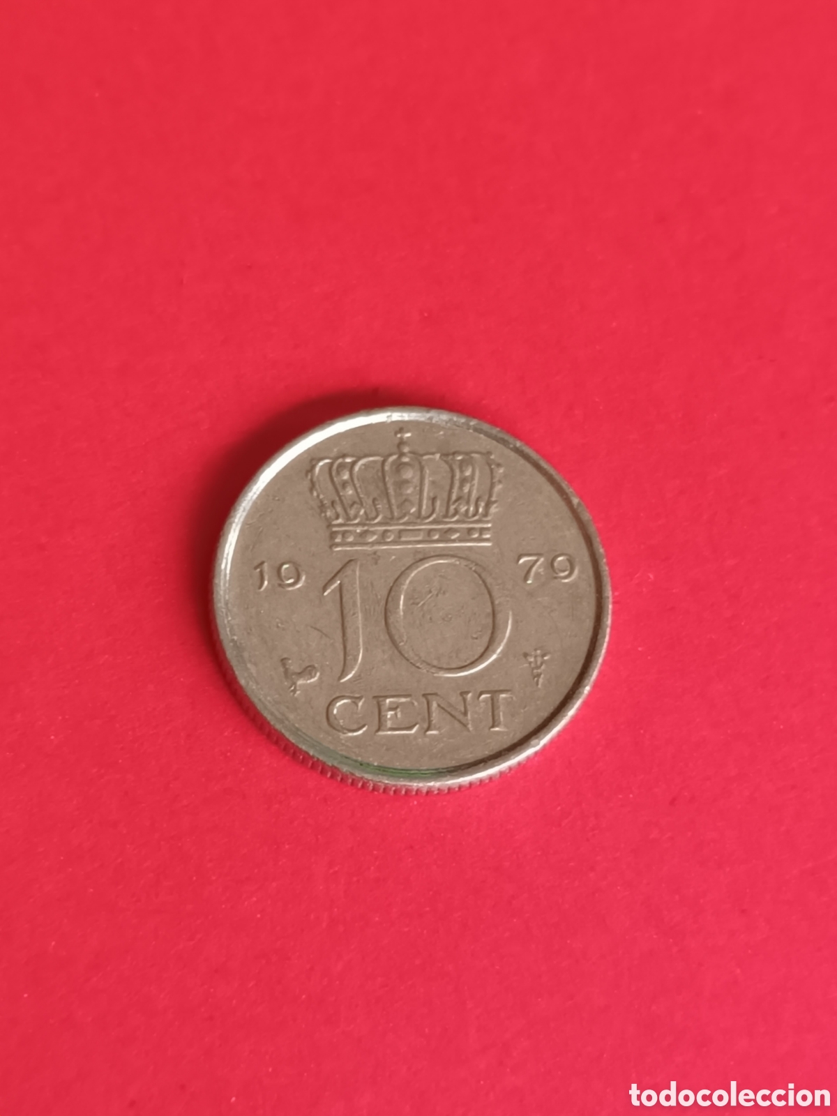 Monedas antiguas de Europa: HOLANDA. 10 C&Eacute;NTIMOS DE 1979. - Foto 2