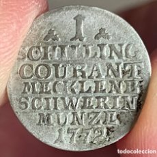 Monedas antiguas de Europa: 1 CHELÍN, 1772.MECKLEMBURGO-SCHWERIN