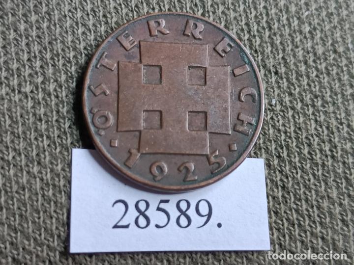 Monedas antiguas de Europa: Austria 2 groschen 1925 - Foto 2