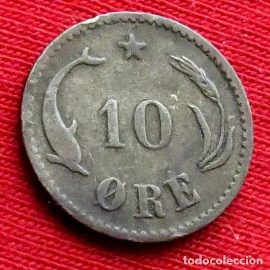 Monedas antiguas de Europa: Dinamarca 10 ore 1882 - Foto 1