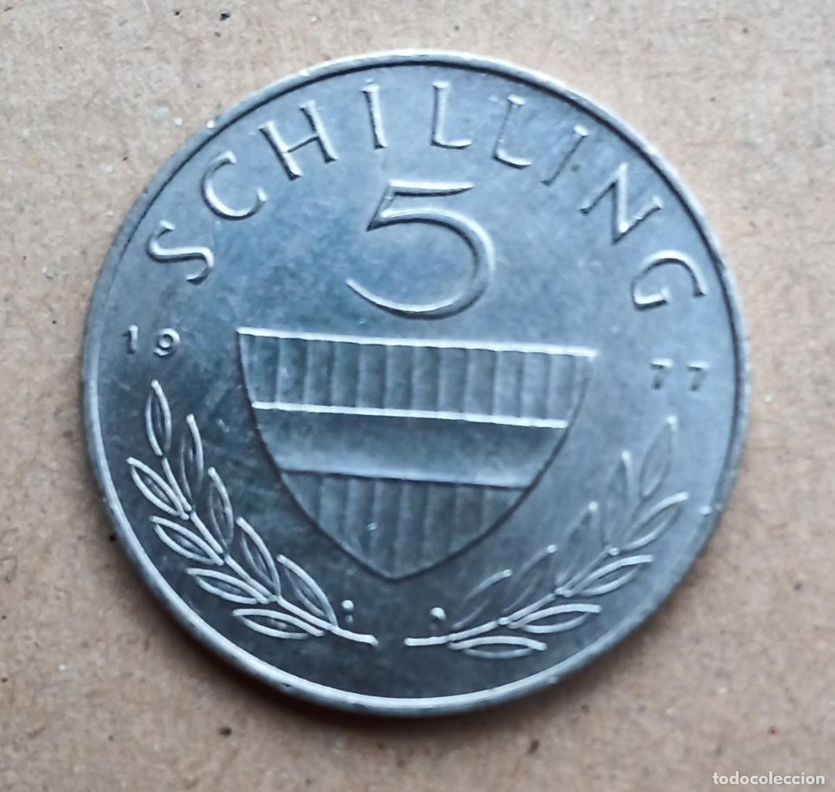 Monedas antiguas de Europa: AUSTRIA - 5 SCHILLING 1977 MBC - Foto 2