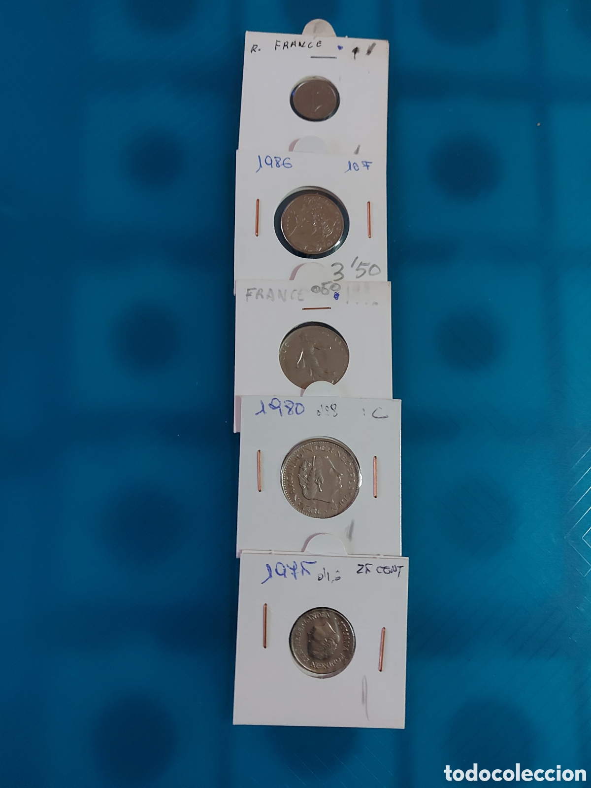 Monedas antiguas de Europa: 3de Francia y2Holanda - Foto 1
