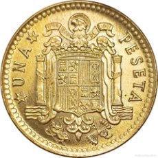 Monedas antiguas de Europa: ESPAÑA. 1 PESETA DE 1966 *75 (DICTADURA DE FRANCO). KM# 796. (175).