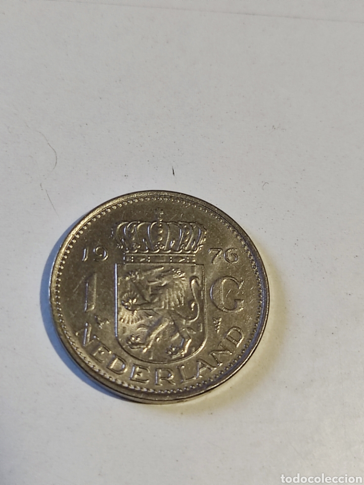 Monedas antiguas de Europa: Moneda Holanda 1976 - Foto 2