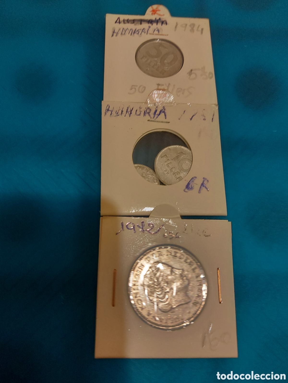 Monedas antiguas de Europa: 3Hungria y1 Holanda - Foto 1