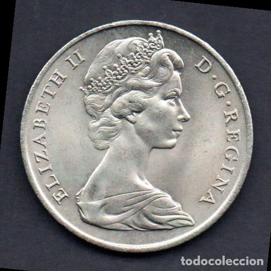 Monedas antiguas de Europa: GIBRALTAR - 1 CORONA 1969 - Foto 2