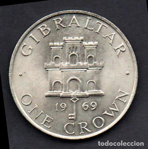 Monedas antiguas de Europa: GIBRALTAR - 1 CORONA 1969 - Foto 1