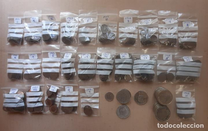 Monedas antiguas de Europa: HOLANDA - 462 MONEDAS - 1 c. / 25 c. / 2,5 Gulden DE 1948 a 1980 (VER RELACION Y FOTOS)