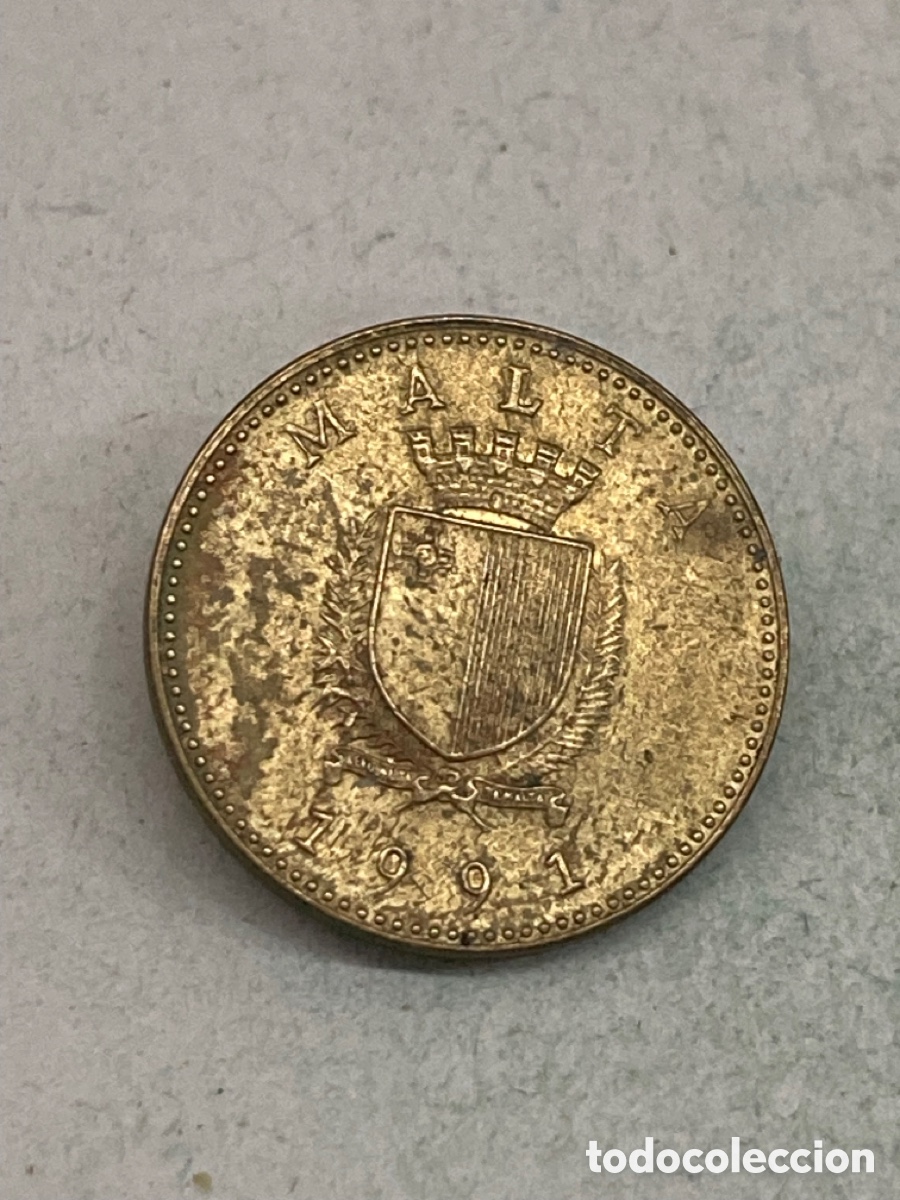 Monedas antiguas de Europa: Moneda 1 c&eacute;ntimo 1991 Malta J12 - Foto 1
