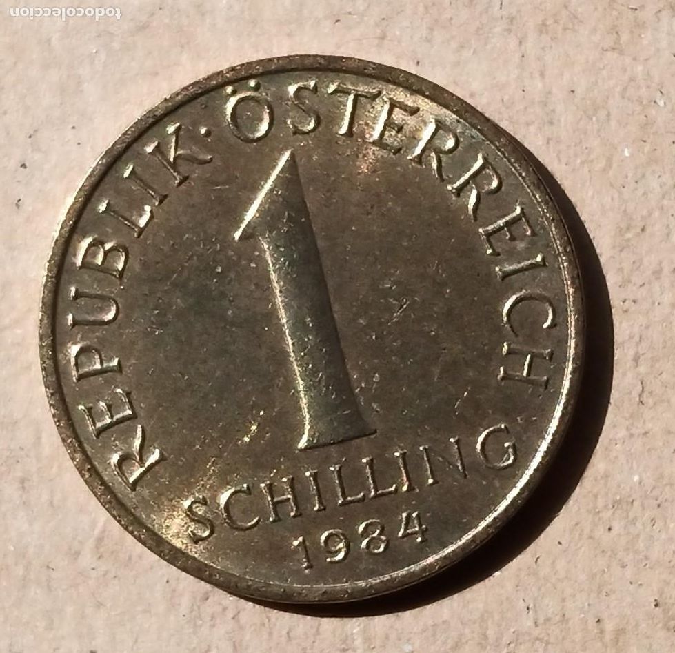 Monedas antiguas de Europa: AUSTRIA - 1 SCHILLING 1984 MBC - Foto 2
