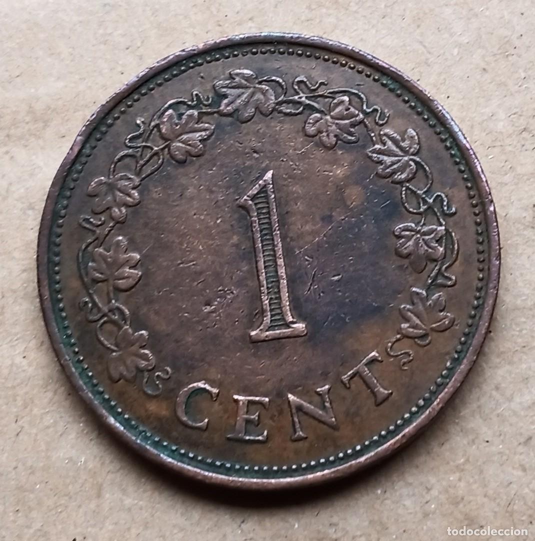 Monedas antiguas de Europa: MALTA - 1 CENT 1972 BC - Foto 2