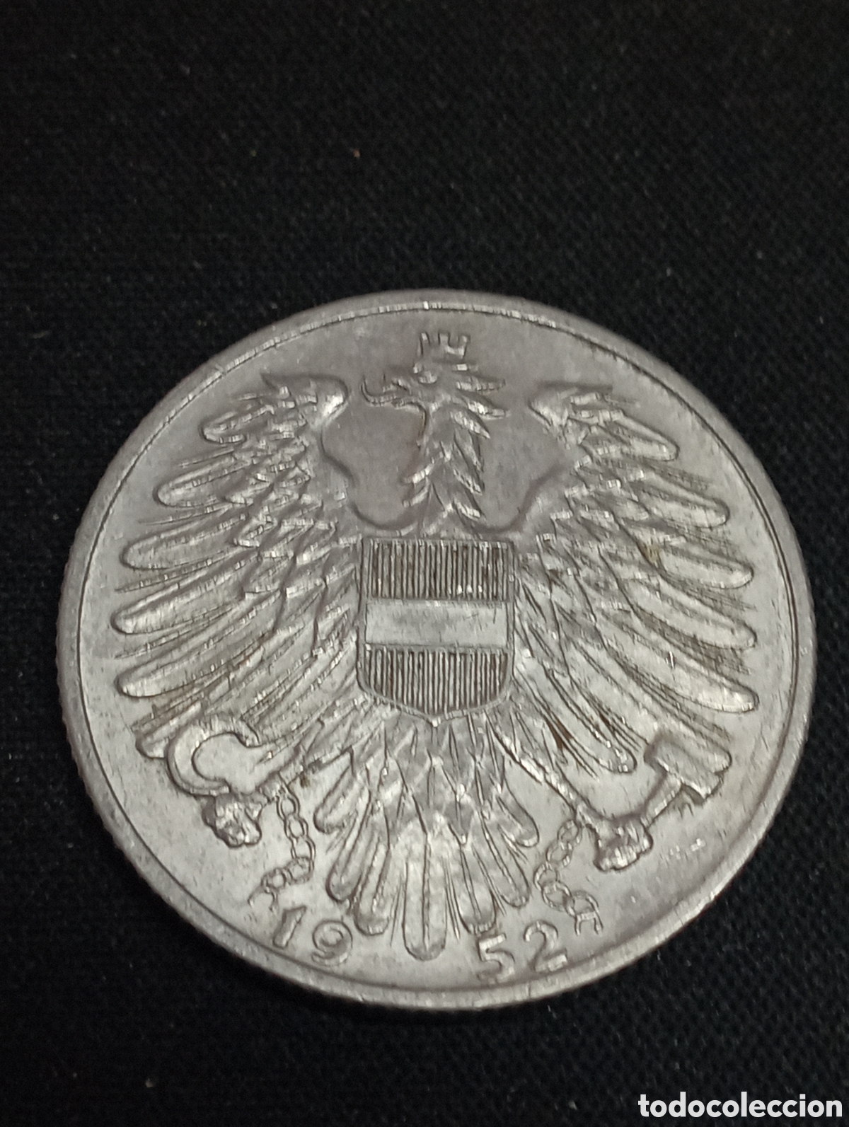 Monedas antiguas de Europa: Dos monedas 5 Schilling 1952 - Austria - Foto 2