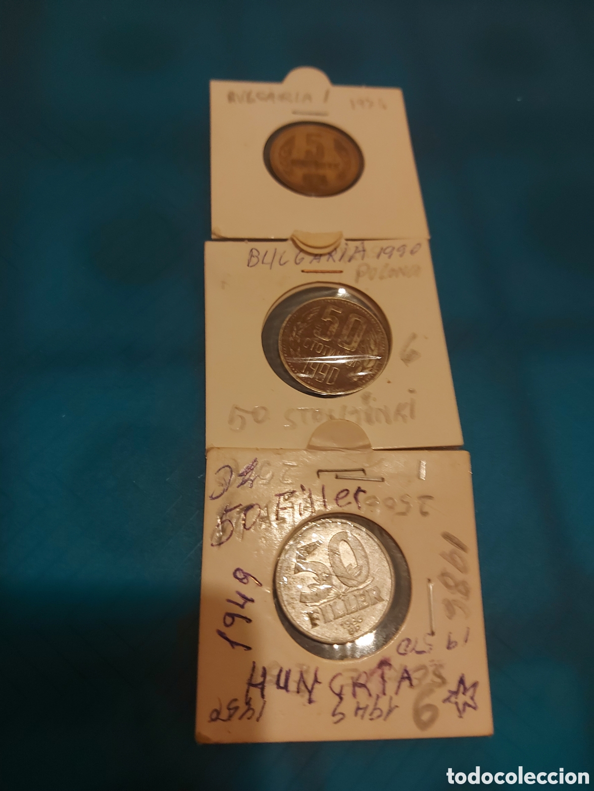 Monedas antiguas de Europa: 2 Bulgaria 1Hungria - Foto 1