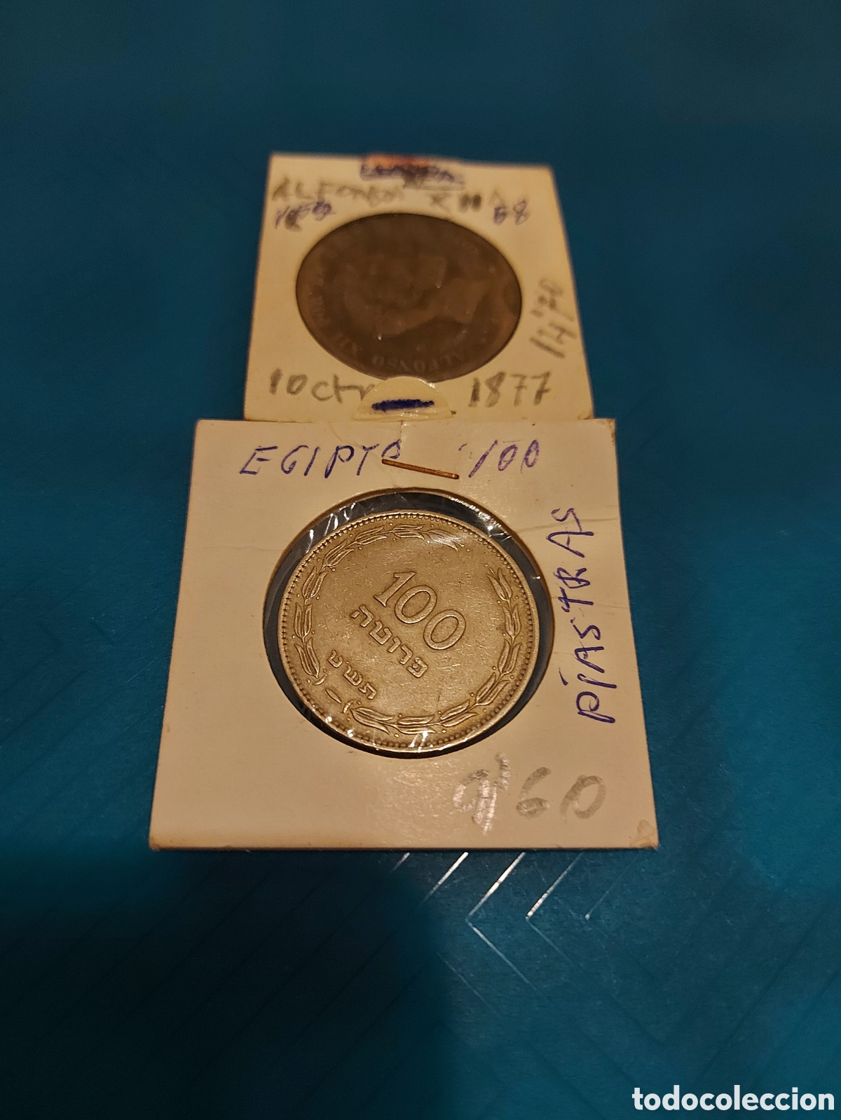 Monedas antiguas de Europa: 1 Espa&ntilde;a 1Egipto - Foto 1