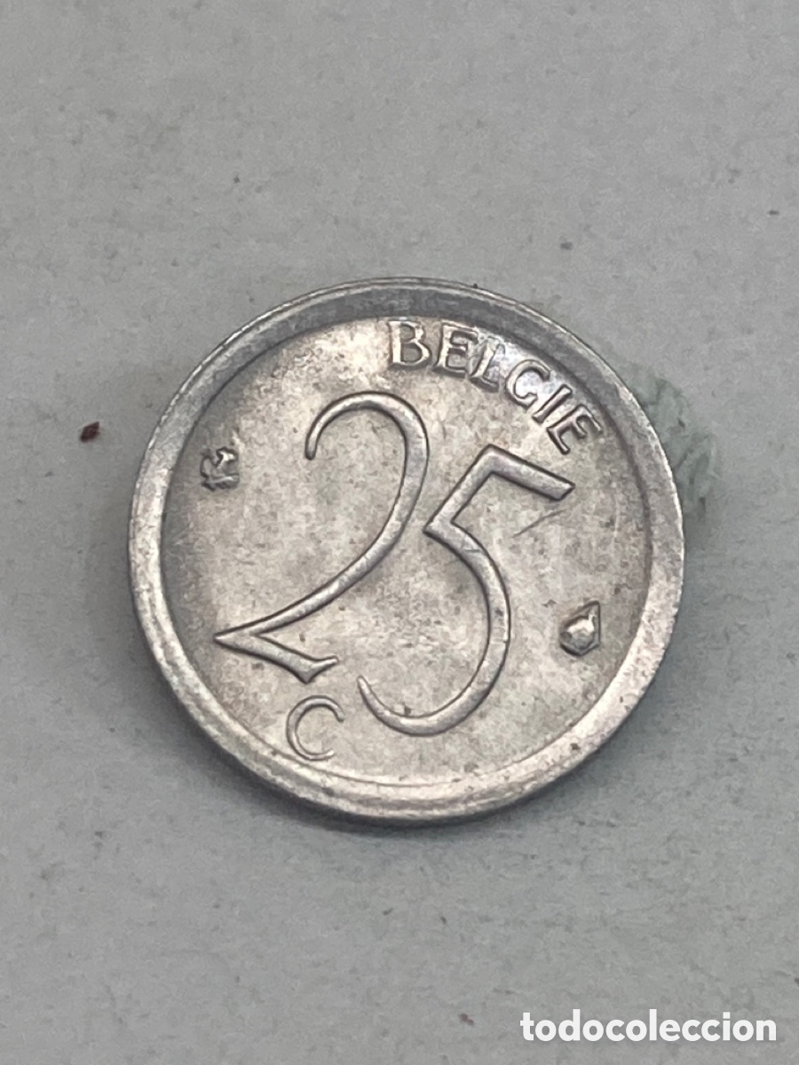 Monete antiche di Europa: Moneda 25 C&eacute;ntimos 1970 B&eacute;lgica L13